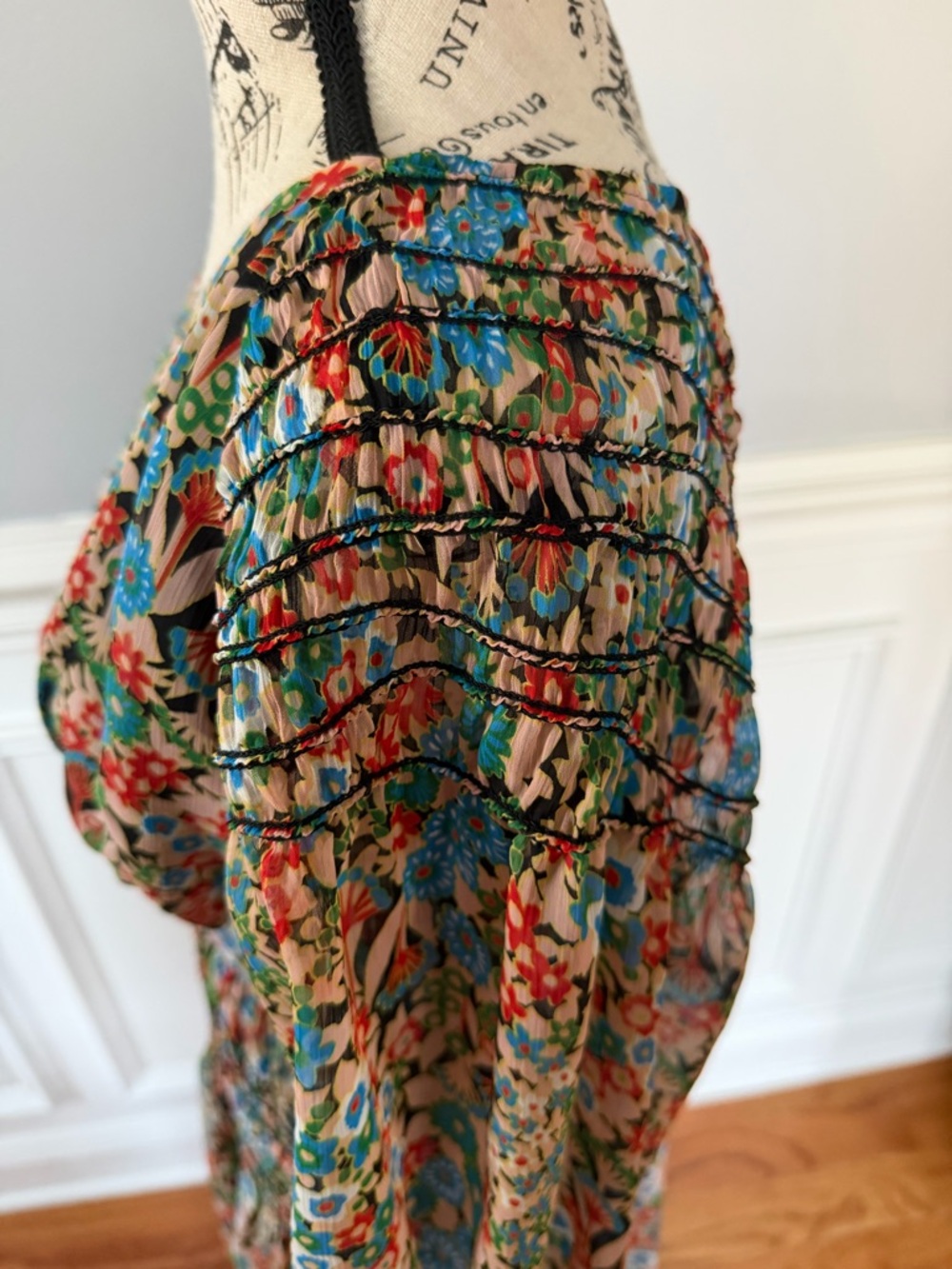 Ted Baker Tiania Smock Panel Wrap Mini Dress - Picture 7 of 13